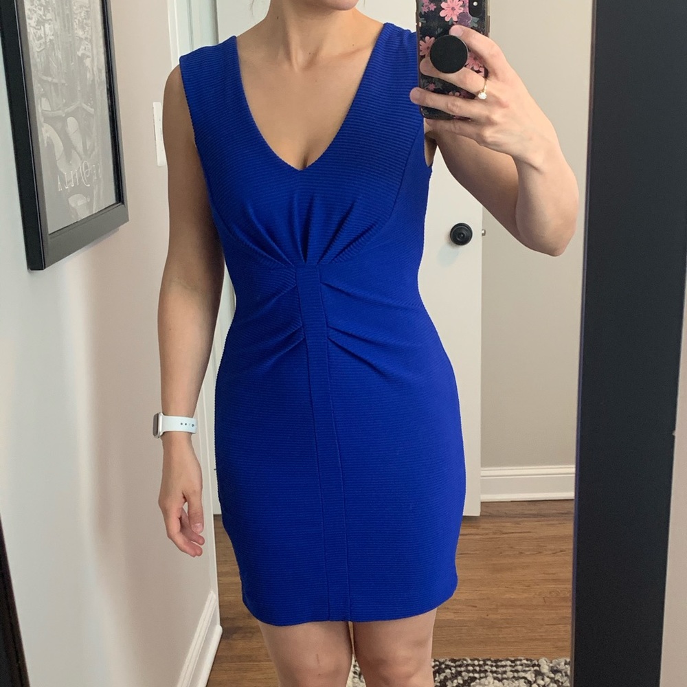 Express blue dress